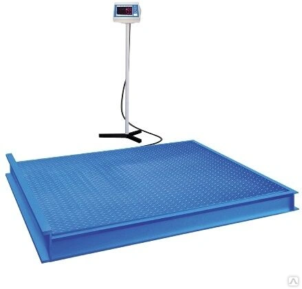 Весы платформенные с ограждением/защитой 2000х2000 мм 1000 кг + поверка