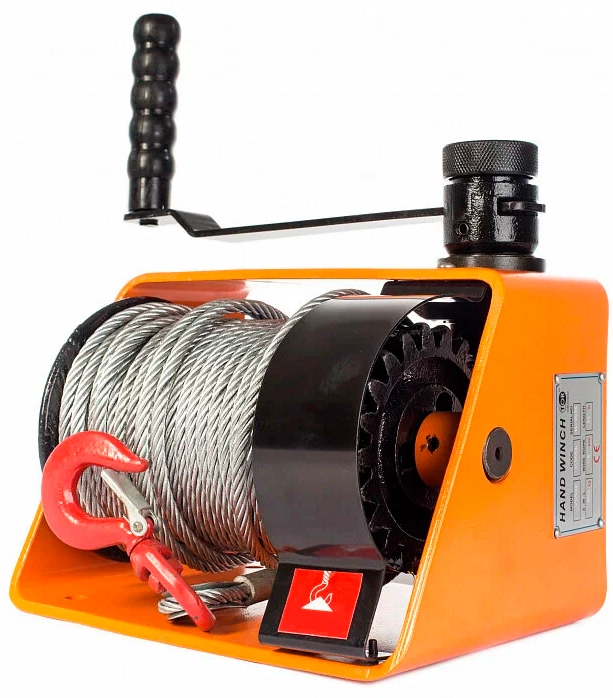 Лебедка ручная червячная VS-1т 35м