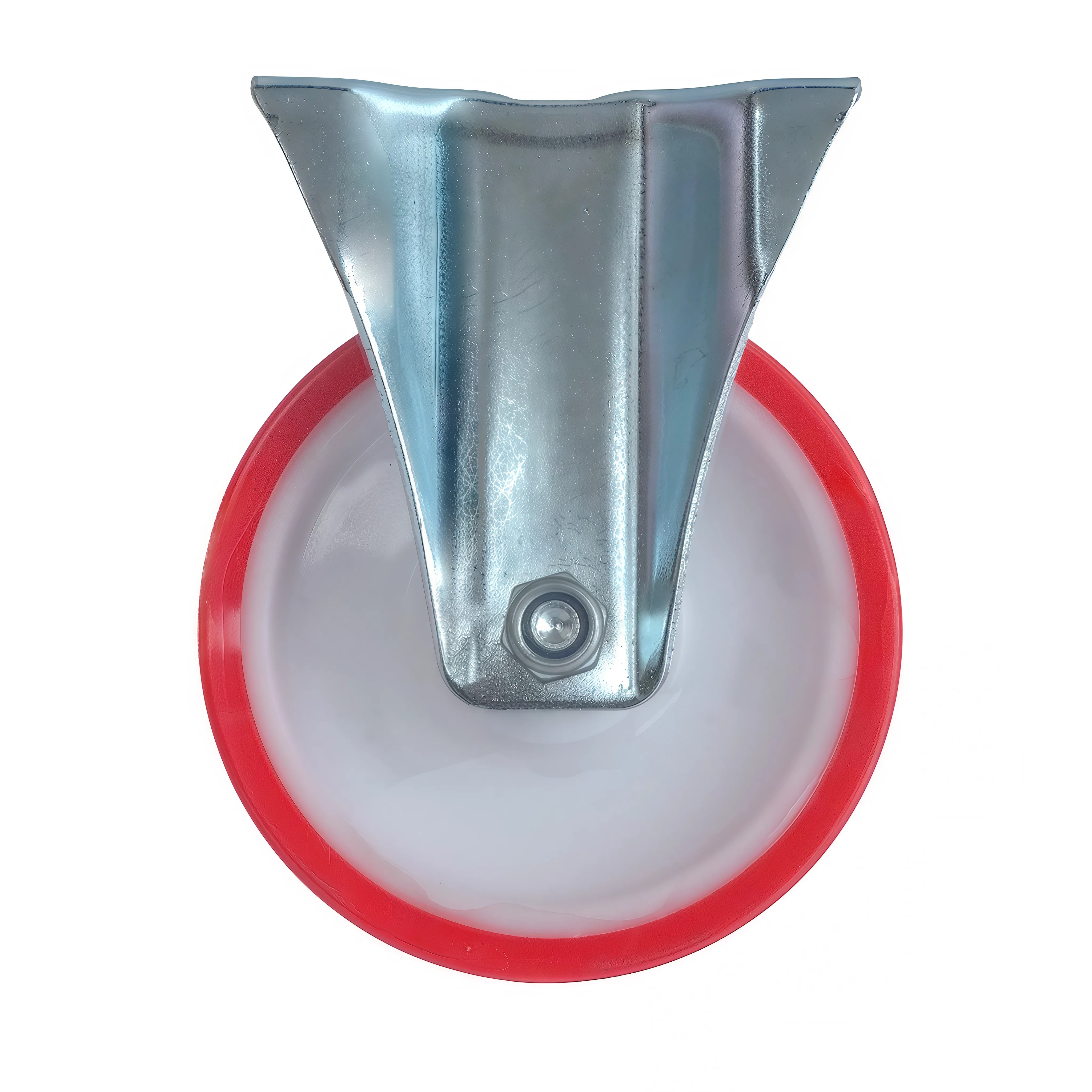 FPp 54 - Полиуретановое колесо 125 мм (площадка, неповорот, обод PP, двойной шарикоподш.)