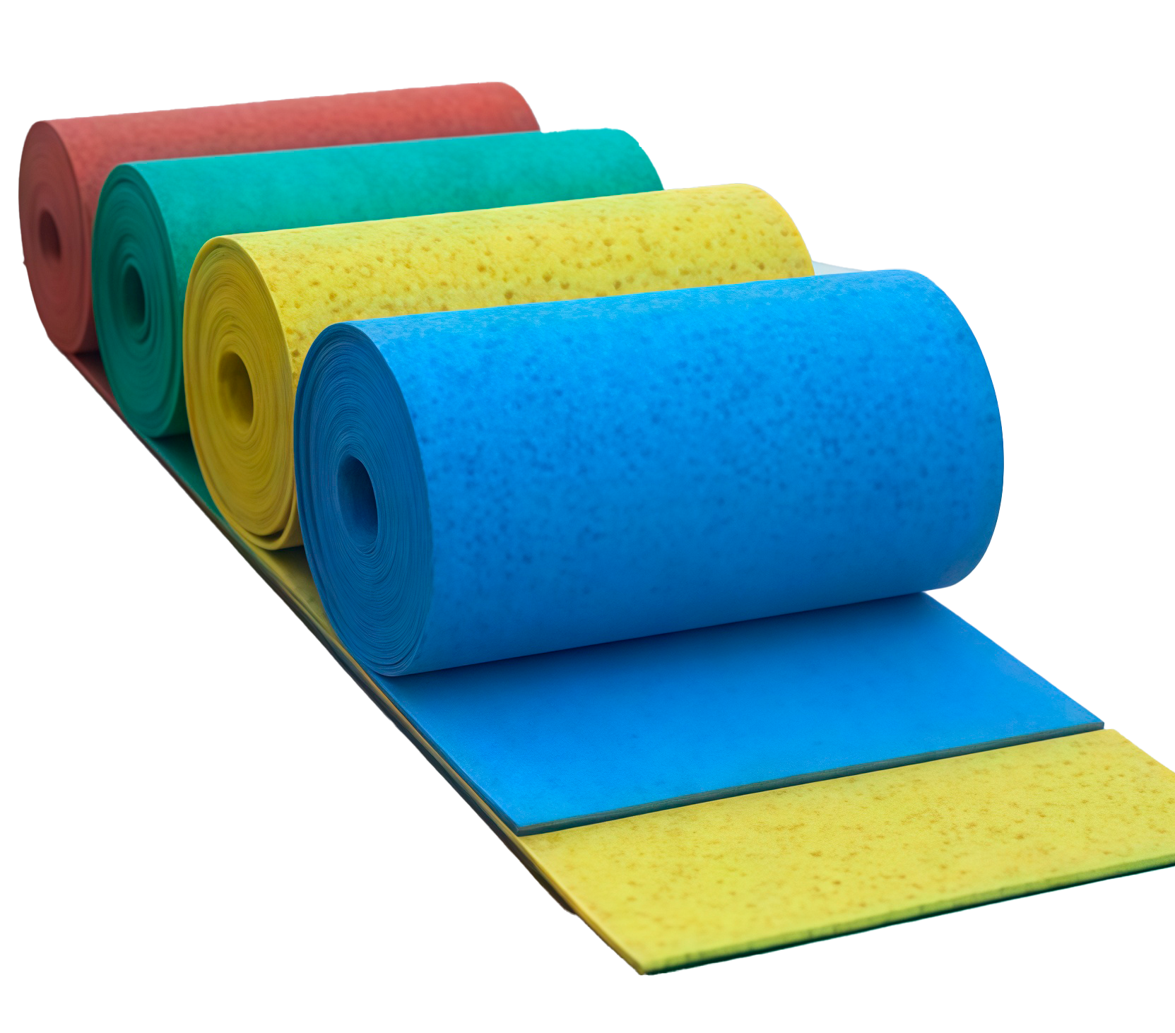 Полиуретан в рулоне, плотность 320 г/м2, цвет синий - AP320B