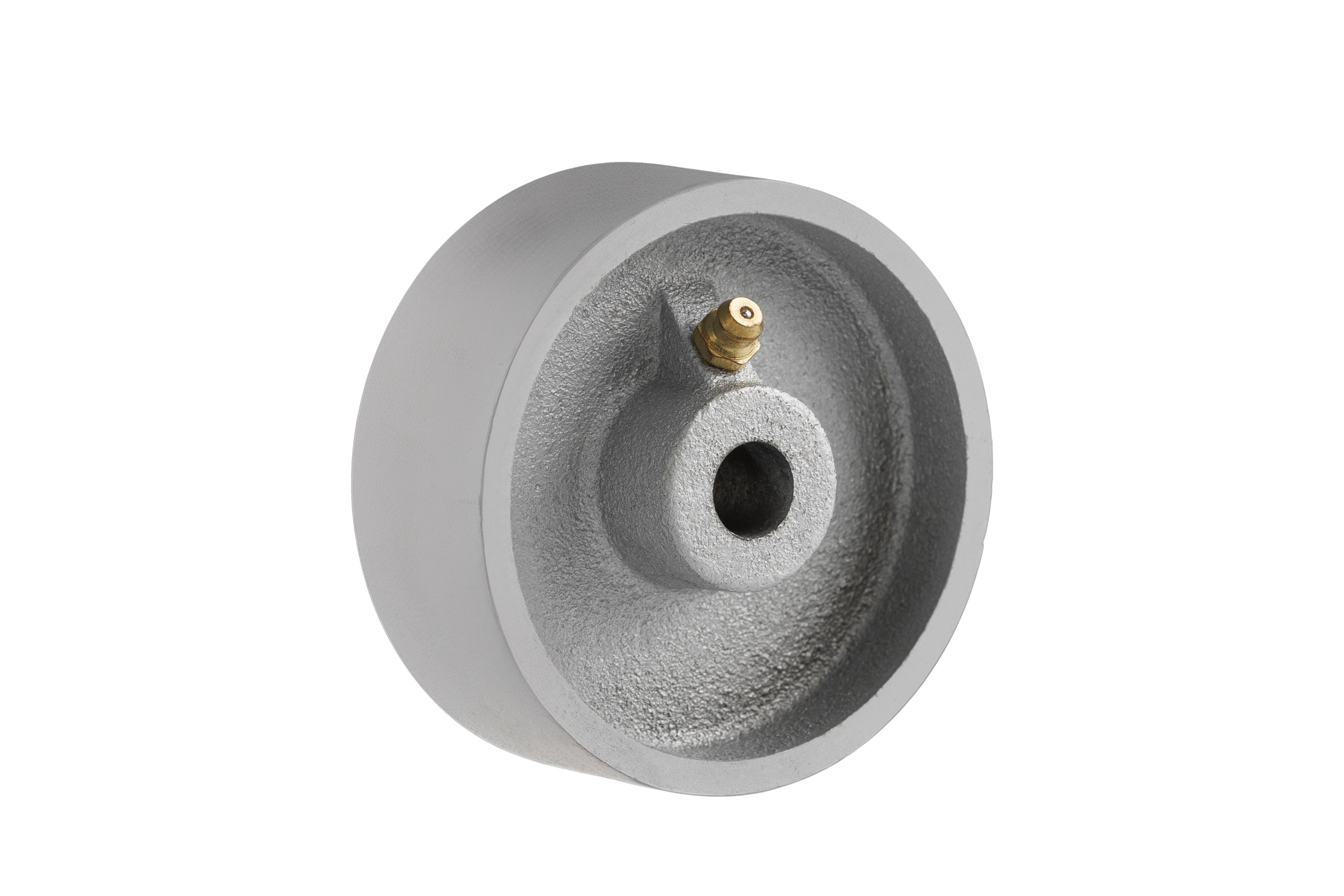 HTd 125 - Термостойкое чугунное колесо без крепления, 125 мм, 180 кг, до 300 °С